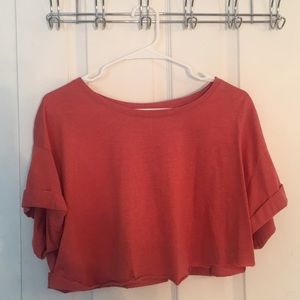 Burnt Orange Cropped T